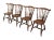 Set of 4 Cresent Furniture Solid Cherry Traditional Fiddleback Dining Side Chairs 8411 For Sale - Image 13 of 13