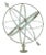 Celadon Painted English Mid-20th Century Iron Armillary For Sale