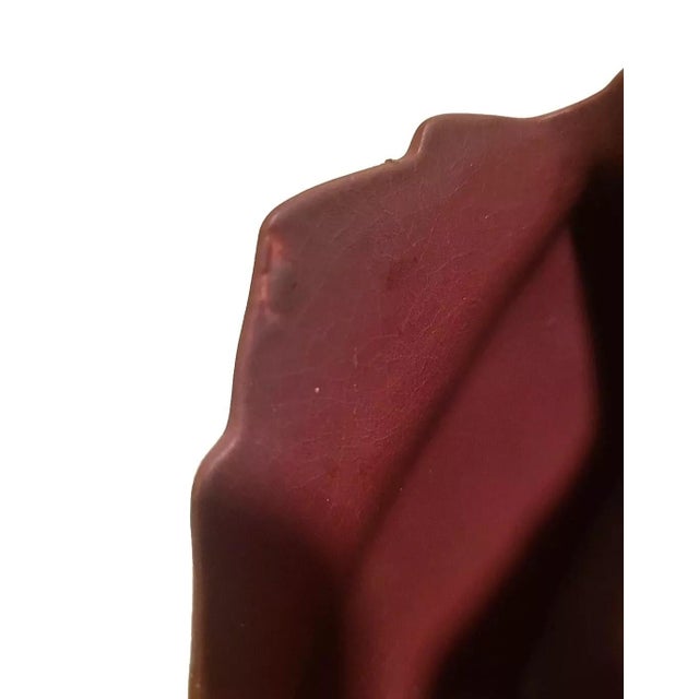 Burgundy Antique Van Briggle Art Pottery Mulberry 1920s For Sale - Image 8 of 8