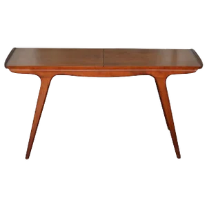 Danish Mid Century Aerodynamic Expanding Coffee Table