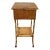 Antique Scorched Bamboo Sewing Table For Sale