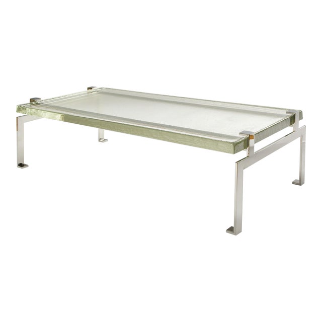 Magni Jewel Glass Coffee Table For Sale