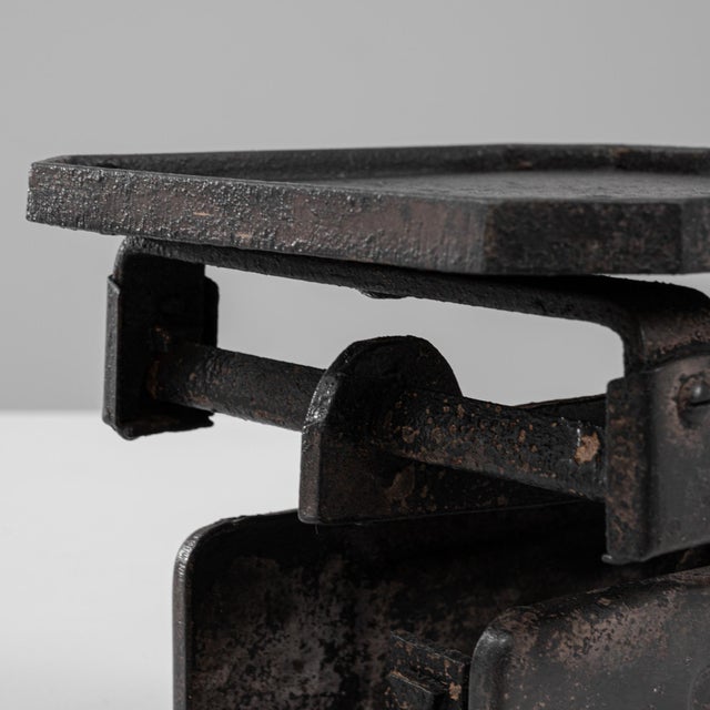 19th Century French Iron & Marble Scale For Sale In Greensboro - Image 6 of 18