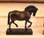 This is Giovanni Bologna's Bronzed Medici Horse Sculpture by Ancient Sculpture Gallery. Tabletop size with a height...