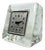 Postmodern Crystal Wiesenthalhutte Table Clock, 1980s For Sale