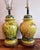 Italian Faenza Garofano Pottery Lamp Pair For Sale - Image 9 of 11
