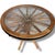 Vintage Ship Wheel Table in Elm and Oak with Glass Top For Sale - Image 4 of 9