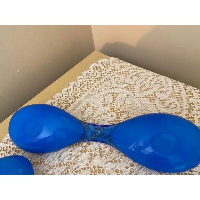 Vintage Space Age Guzzini Interlocking 4-Compartment Divided Snack Set - 2 Pieces For Sale - Image 6 of 9