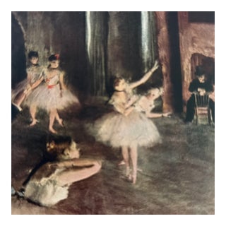 1952 After Edgar Degas First Edition “Rehearsal on the Stage” Print For Sale