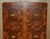 Vintage Military Campaign Burr Walnut Wardrobe with Internal Shelves For Sale - Image 5 of 18