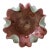 Vintage Murano Millefiori Hand Blown Art Glass Ruffled Bowl by Fratelli Toso For Sale