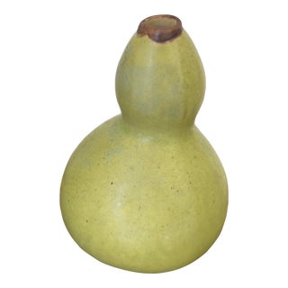1997 Patricia Garrett Ceramic Squash Vase For Sale