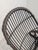 Italian Rattan and Leather Armchair, 1960s For Sale - Image 9 of 13