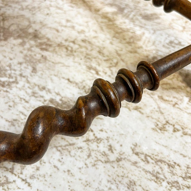 European Walnut Parquet Occasional Table, Circa 1920–1940 For Sale In Sacramento - Image 6 of 11