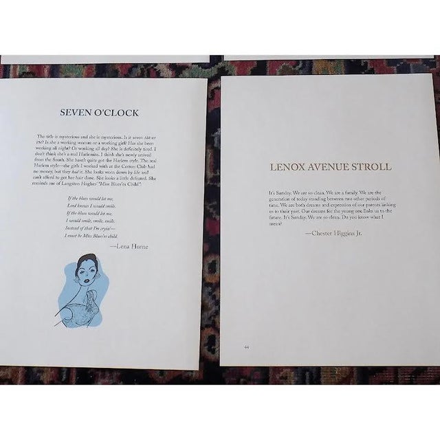 Vintage "Al Hirschfeld's Harlem" Lithographs - Set of 9 For Sale In Cincinnati - Image 6 of 8