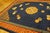 Antique Art Deco Chinese Medallion Navy 1920s Rug, Circa Date: 1920s. This exceptional piece captures the fusion of...