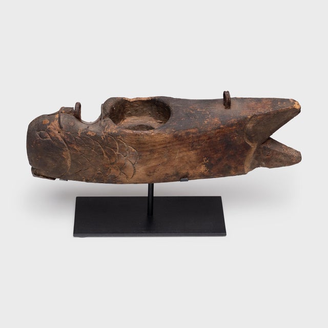 Chinese Chinese Folk Buddhist Fish Bell, C. 1800 For Sale - Image 3 of 4