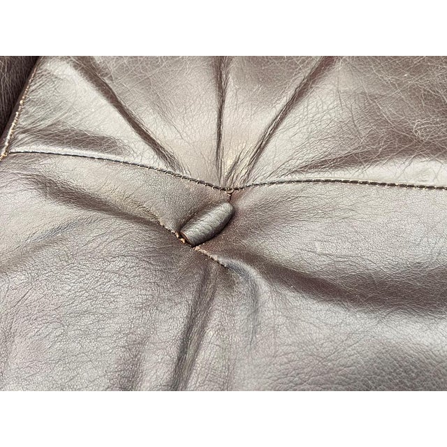 Leather Sofa attributed to Tim Bates for Pieff, England, 1970s For Sale - Image 6 of 13