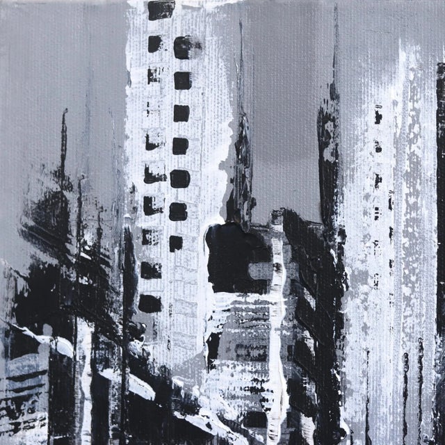 Ivana Milosevic creates vibrant, pulsing cityscapes that emphasize color and texture. She uses palette knives and bushes...