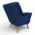 Cocktail Chair in Blue from MCM, 1950 For Sale - Image 11 of 18