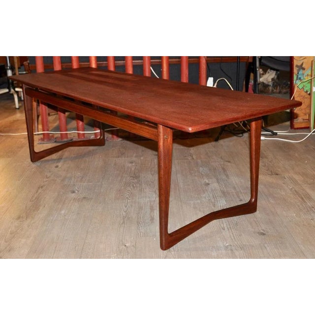 Danish Teak Auxiliary Table, 1960s For Sale - Image 6 of 10