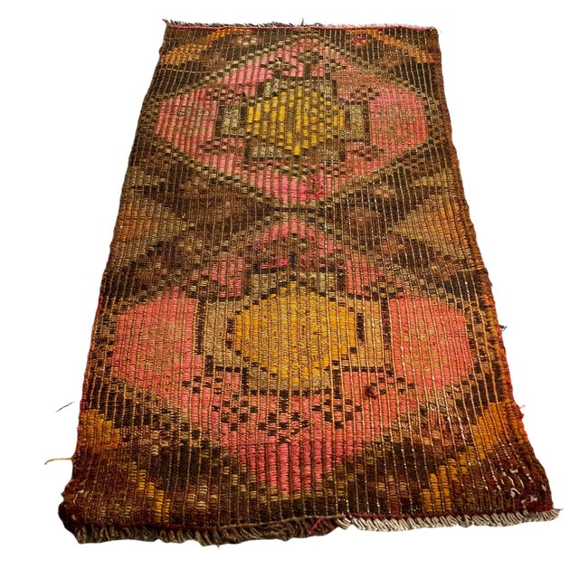 Small Anatolian Turkish Kilim Rug For Sale