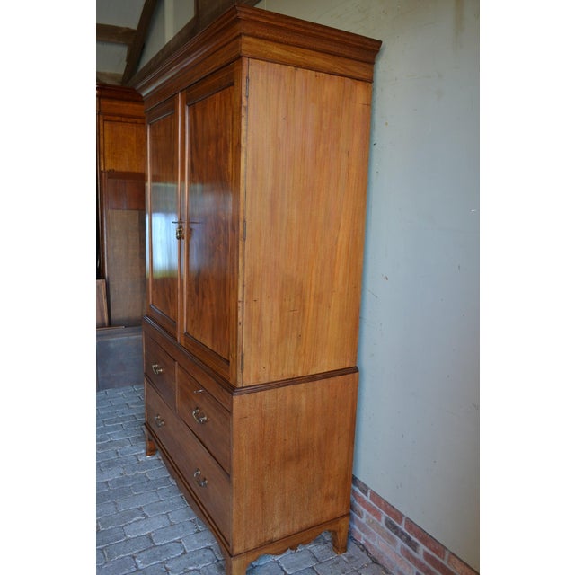 Brown Antique Mahogany Cabinet, 19th Century For Sale - Image 8 of 11