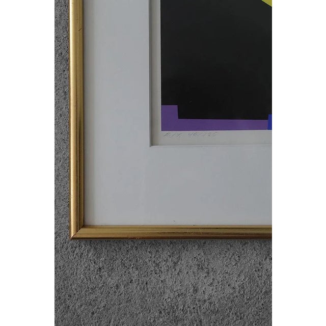 Aage Schmidt, Aage Schmidt, Komposition, Color Lithography, 1987, Framed, 1987, Lithograph For Sale - Image 4 of 6