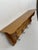 Vintage French Tiger Oak 27" Wall Shelf Coat and Hat Rack For Sale - Image 10 of 17