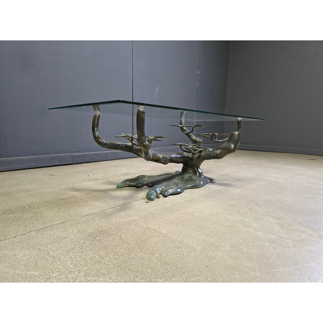 Hollywood Regency Vintage Bonsai Coffee Table by Willy Daro, 1970s For Sale - Image 3 of 13