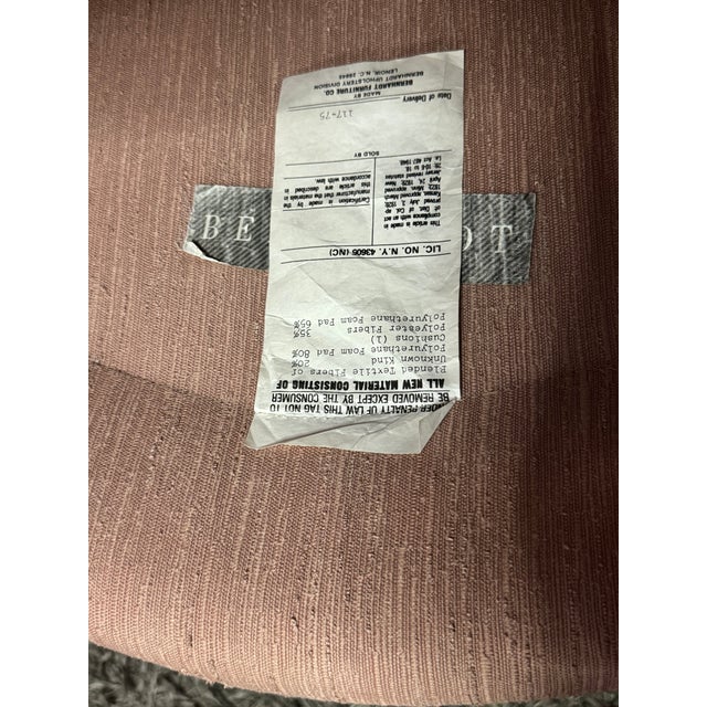 Bernhardt 1970s Bernhardt French Provincial Carved Bergère Armchair For Sale - Image 4 of 4