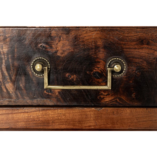Antique French Credenza in Cherrywood and Burr Ash, 1700s For Sale - Image 10 of 12