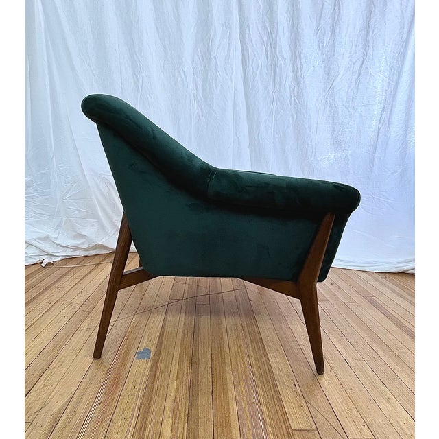 Nuevo Charlize Occasional Chair in Emerald Green Velvet – Set of 2 For Sale - Image 4 of 7