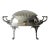 Vintage C.1890's-1920's English Victorian Era Silverplate Domed, Rollover Footed Serving Piece by W. M. S. & Sons, Ltd. For Sale