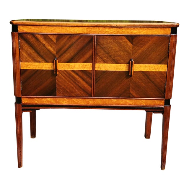 Art Deco Waterfall Sideboard Buffet Chairish