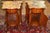 Pair of French Louis XV Style Marble Top Kingwood Inlaid End Table Nightstands Dimensions : 22" Wide X 15.5" Deep X 28"...
