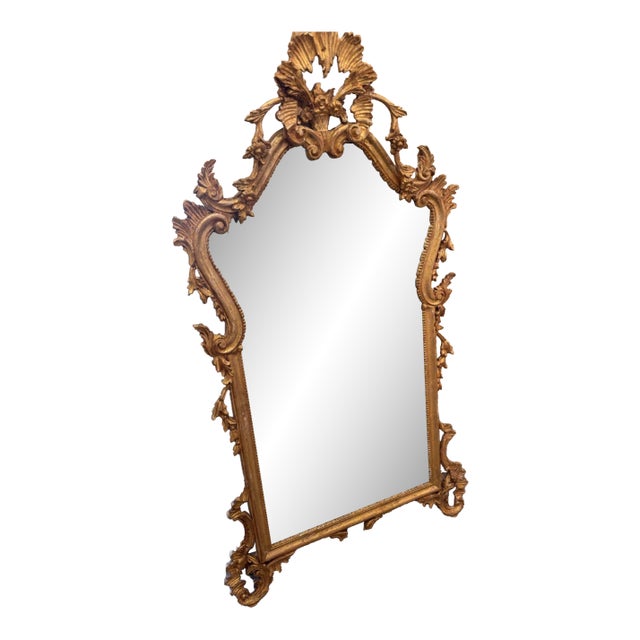 1980s La Barge Ornate Gold Mirror For Sale