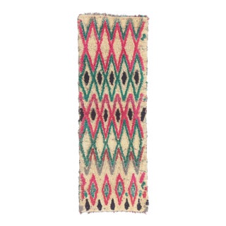 Vintage Azilal Moroccan Rug, 02'03 X 06'05 For Sale