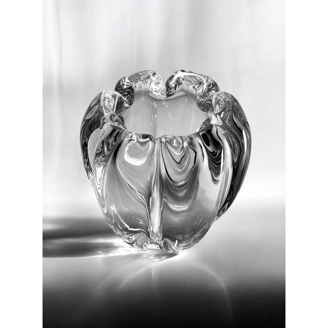 Grace Stella Polaris crystal glass designed by Vicke Lindstrand for Orrefors, Sweden in the 1940s.The star-shaped...