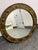 Late 20th Century Gilded Metal Floral Medallion Wall Mirror, 26.5 Inches For Sale - Image 5 of 12