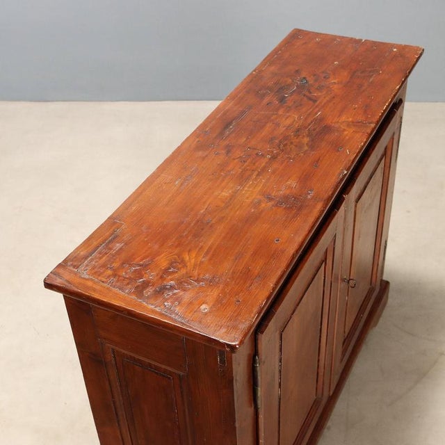 Brown 19th Century Fir Sideboard, Italy For Sale - Image 8 of 10