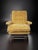 1960s Armchair in Yellow Velvet and Wood, 1960s For Sale - Image 5 of 6