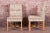 1980s Alessandro for Baker Furniture Modern Upholstered X-Base Dining Chairs, Set of Six For Sale - Image 5 of 12