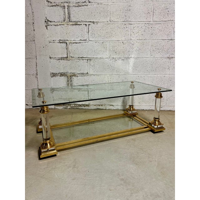 Hollywood Regency Coffee Table, 1980s For Sale - Image 13 of 13