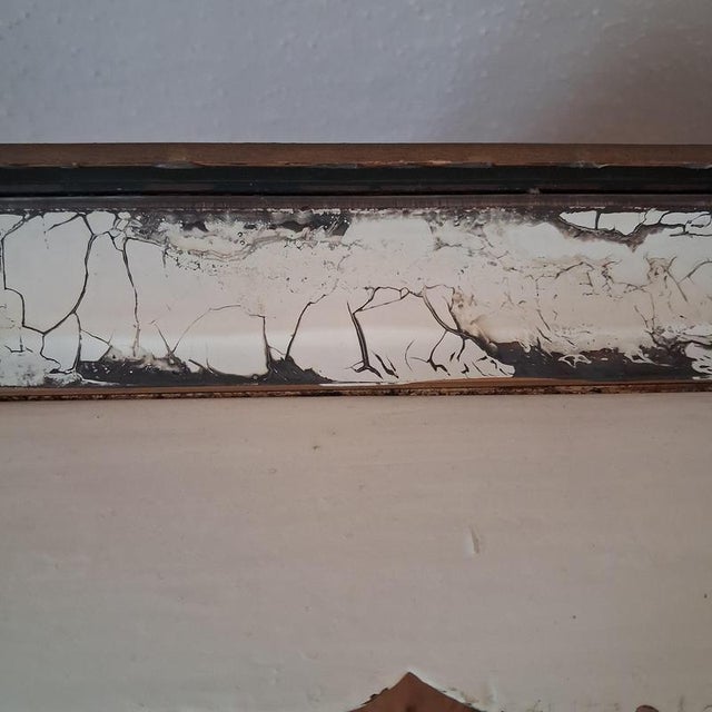 Antique Baroque Style Side Table with Mirrored Top For Sale - Image 14 of 18