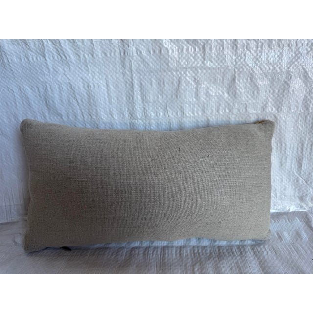 17th Century 17th Century Flemish Tapestry Pillow - 14 X 7 For Sale - Image 5 of 5