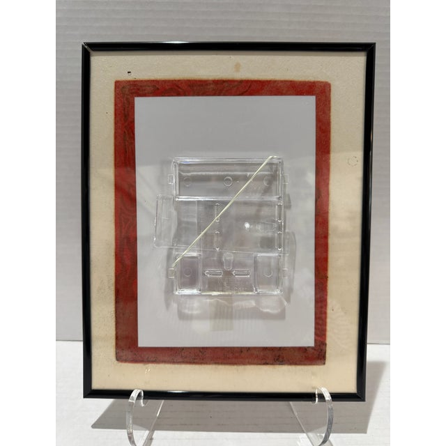 Mid 20th Century Signed Original Woodcut Print "Conflagration" Barbara Shannon Edition 3/3 Expressionist Framed 10x8 For Sale In Atlanta - Image 6 of 7