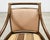 Set of Four McGuire Rattan Target Upholstered Dining Armchairs For Sale - Image 12 of 18