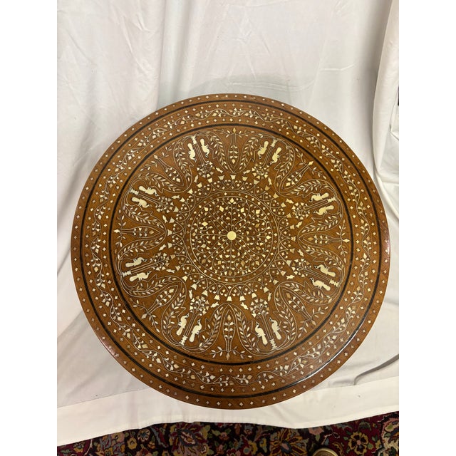 Anglo-Indian Inlaid Elephant Table For Sale - Image 11 of 11