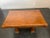 Walnut Dining Table with Walnut Feather Steel Base, 1940s For Sale - Image 4 of 10